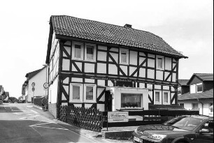 Wohnhaus (Wohnhaus, Fachwerk); Frankenberg, Bergstraße 20
