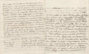 Angélique de Gentils de Langalerie an Karoline Luise von Baden (Mon-Repos)