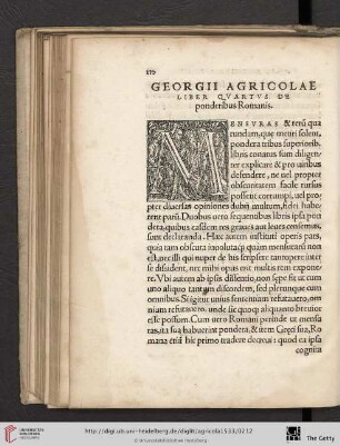 Liber quartus de ponderibus Romanis