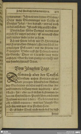 Vom Jüngsten Tage