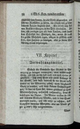 VII. Kapitel. Verwahrungsmittel