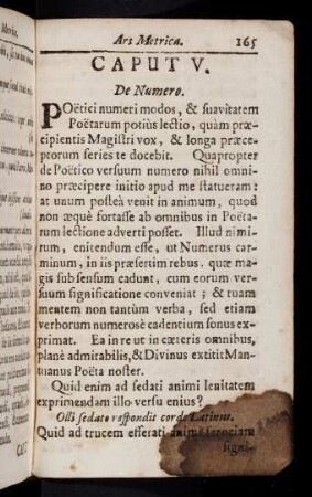 165-168, Caput V