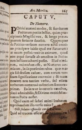 165-168, Caput V