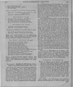 Gegenden aus Würtemberg. Hrsg. v. F. A. Seyffer. Stuttgart 1820