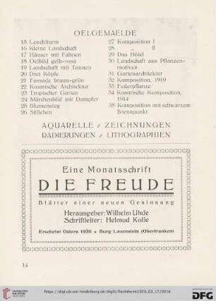 Oelgemaelde (Nr.15-35)
