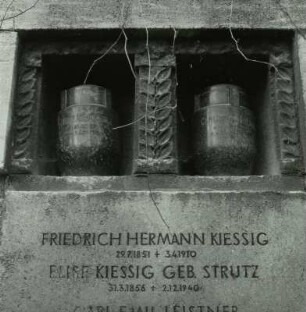 Grabanlage der Familien Hermann Kiessig und Emil Leistner