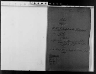 Verwaltung der linksrheinischen Besitzungen der Landgräfin Marie Luise Albertine