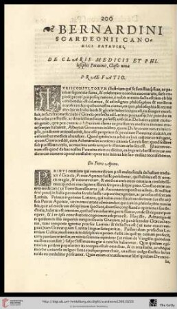 Classis IX. De claris medicis & philosophis