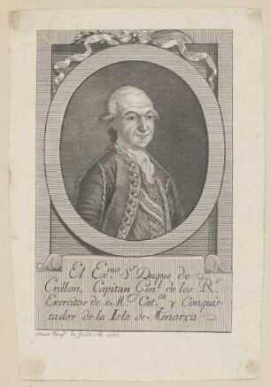 Bildnis des Louis des Balbes de Berton de Crillon-Mahon