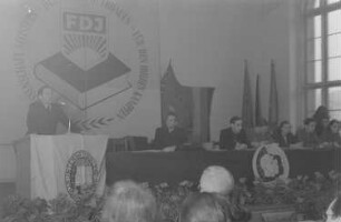 FDJ-Hochschulkonferenz : Rede eines Funktionärs