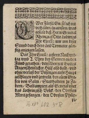 A1v-A2v, Gründtlicher und warhaffter Bericht...