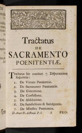 1-606, Tractatus de Sacramento Poenitentiae