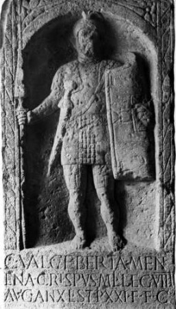 Grabstein des Legionärs C. Valerius Crispus