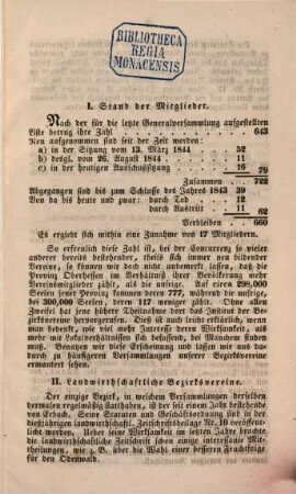 Rechenschafts-Bericht des Großherzoglich-Hessischen Landwirthschaftlichen Vereins der Provinz Starkenburg. 1843/44