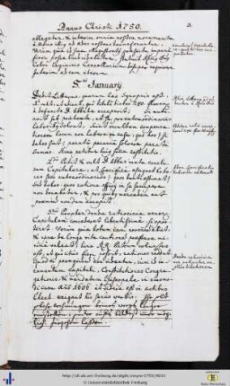 Annus Christi 1750 - 1755.