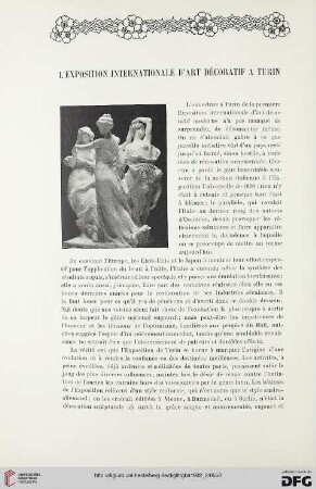 3. Pér. 28.1902: L' Exposition internationale d'art décoratif à Turin