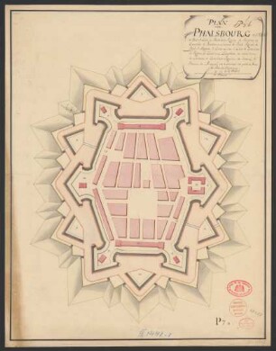 Plan von Phalsbourg