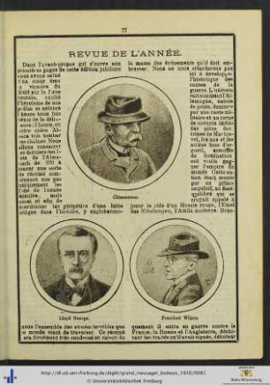 Revue de l'année.