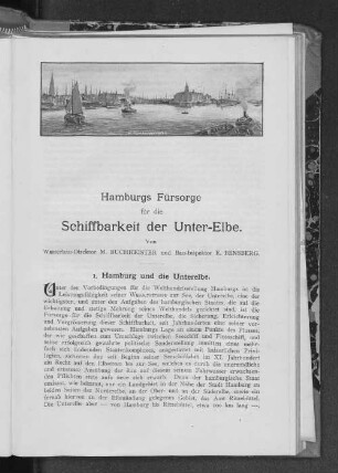 1. Hamburg und die Unterelbe.