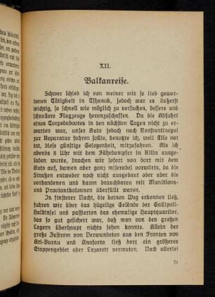 71-84, XII. Balkanreise