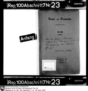 Revision und Berichtigung der Landesgrenzen