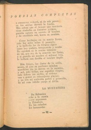La montañera