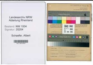 Entnazifizierung Albert Schaefer , geb. 15.02.1906 (Schiffsfuehrer)
