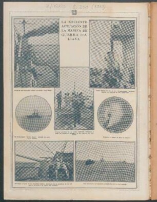 La reciente actuación de la Marina de Guerra italiana