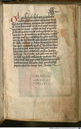 Breviarium Romanum, deutsch - BSB Cgm 85