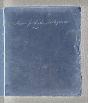 Meine Institutiones chymicae : Cod. alchim. 572