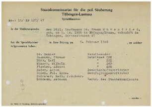Ehrenfried, Franz