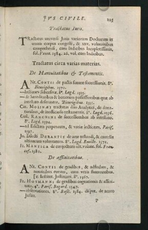225-240, Tractatus circa varias materias.