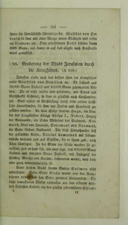 38. Eroberung der Stadt Jerusalem durch die Kreuzfahrer