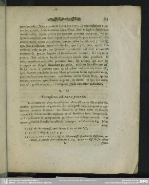 §. XI. Transitus ad iura patria