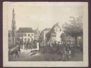 Gefecht bei Staufen 1848.