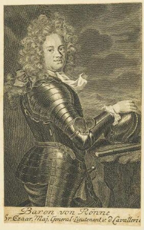 Bildnis Baron von Rönne, Sr. Czaar. Maj. General-Lieutenant