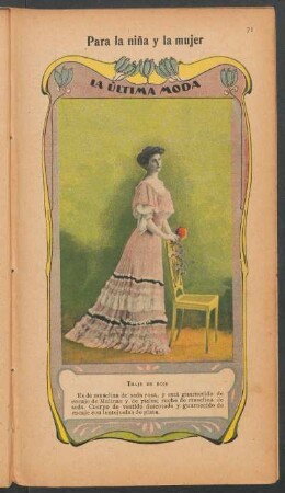 Para la niña y la mujer - La última moda [Dibujo]