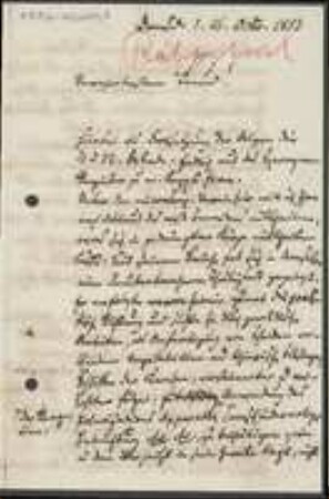 Brief von Ludwig Rabenhorst an Unbekannt