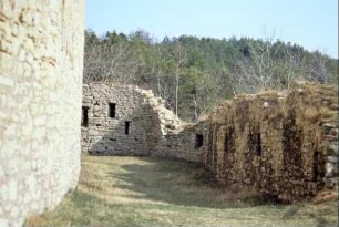Burgruine, äußere Wehrmauer