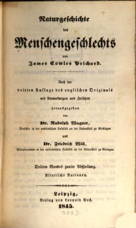 Naturgeschichte des Menschengeschlechts, 3,2. Asiatische Nationen