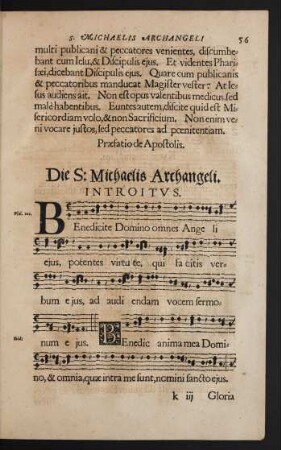 Die S: Michaelis Archangeli.