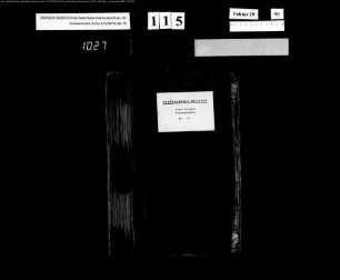 Kommunaletat- und Rechnungswesen (Generalia) Bd.2