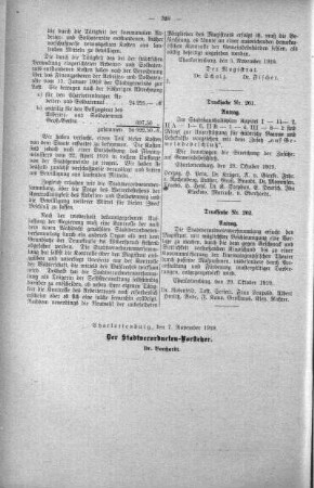 No. 18. (250-266) (261,262..), 12. November 1919