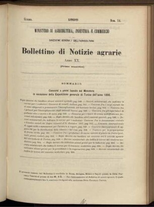Giugno. Num. 14.
