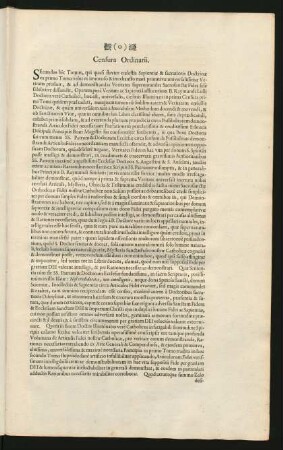 Censura Ordinarii