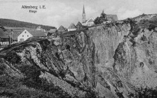 Altenberg. Ortsansicht, Ansichtskarte