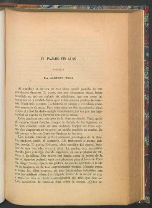 El pájaro sin alas : (Novela)
