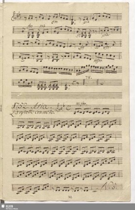 1752. Aria: Se mai senti spirarti / Cimarosa, D.
