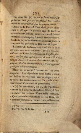 Adresse Aux Amis De La Verité