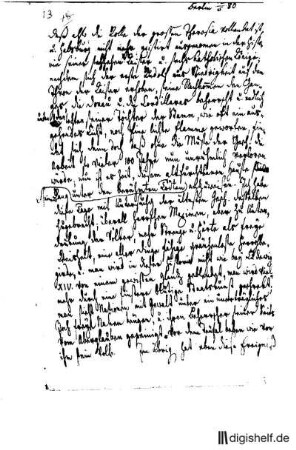 13: Brief von Johannes Müller an Johann Wilhelm Ludwig Gleim